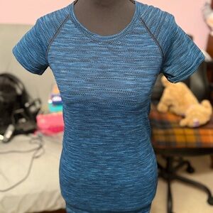 Women's Lululemon Blue Striped Top